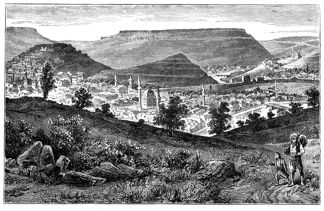 Tirnova, den gamle hovedstaden i Bulgaria, ca 1890 av Unbekannt