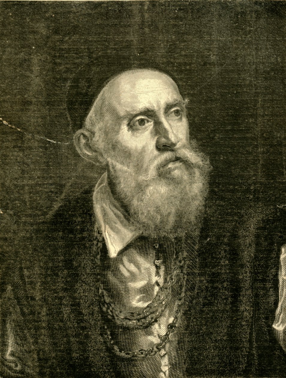 Titians portrett av seg selv, 1882. av Unbekannt