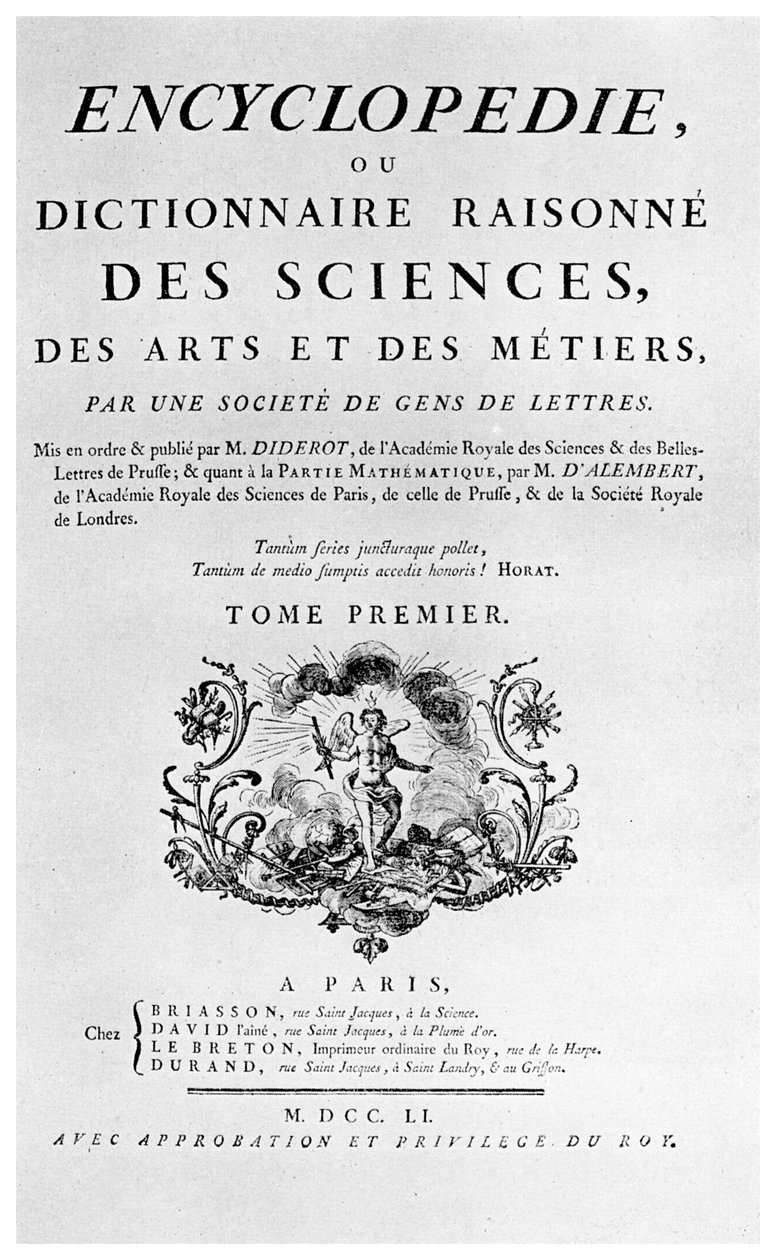 Tittelside til Denis Diderot