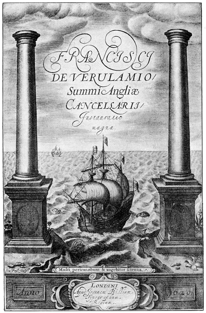 Tittelside til Francis Bacons Institutio Magna, 1620 1893 av Unbekannt