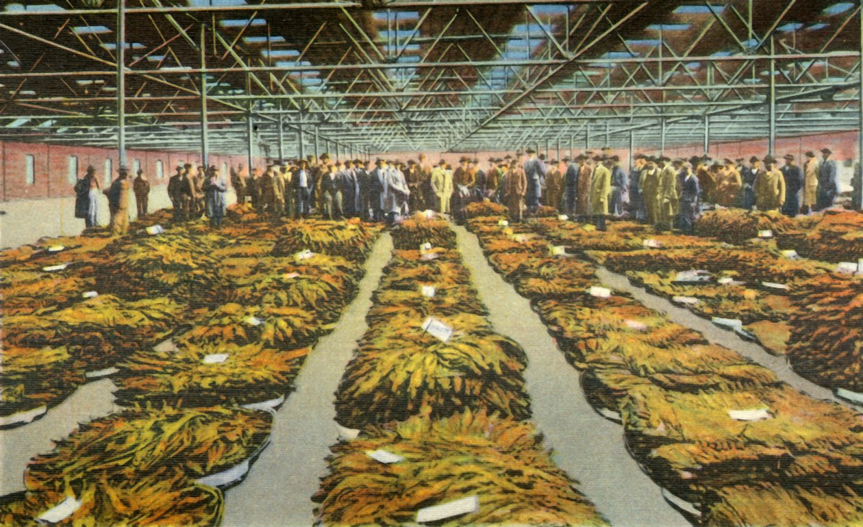 Tobakkssalg, en stadig interessant scene, 1942. av Unbekannt