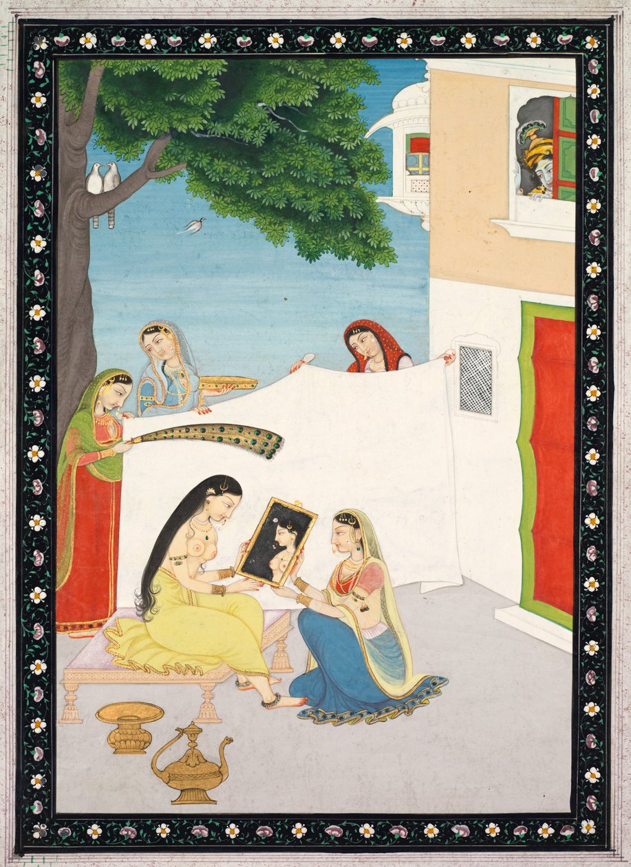 Toilette av Radha, ca. 1810-1820. av Unbekannt
