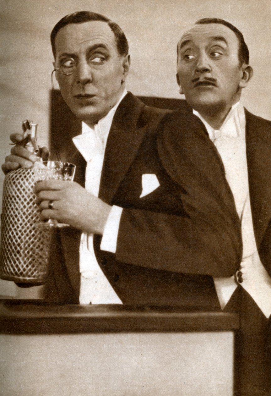 Tom Walls og Ralph Lynn, engelske skuespillere, 1933 av Unbekannt