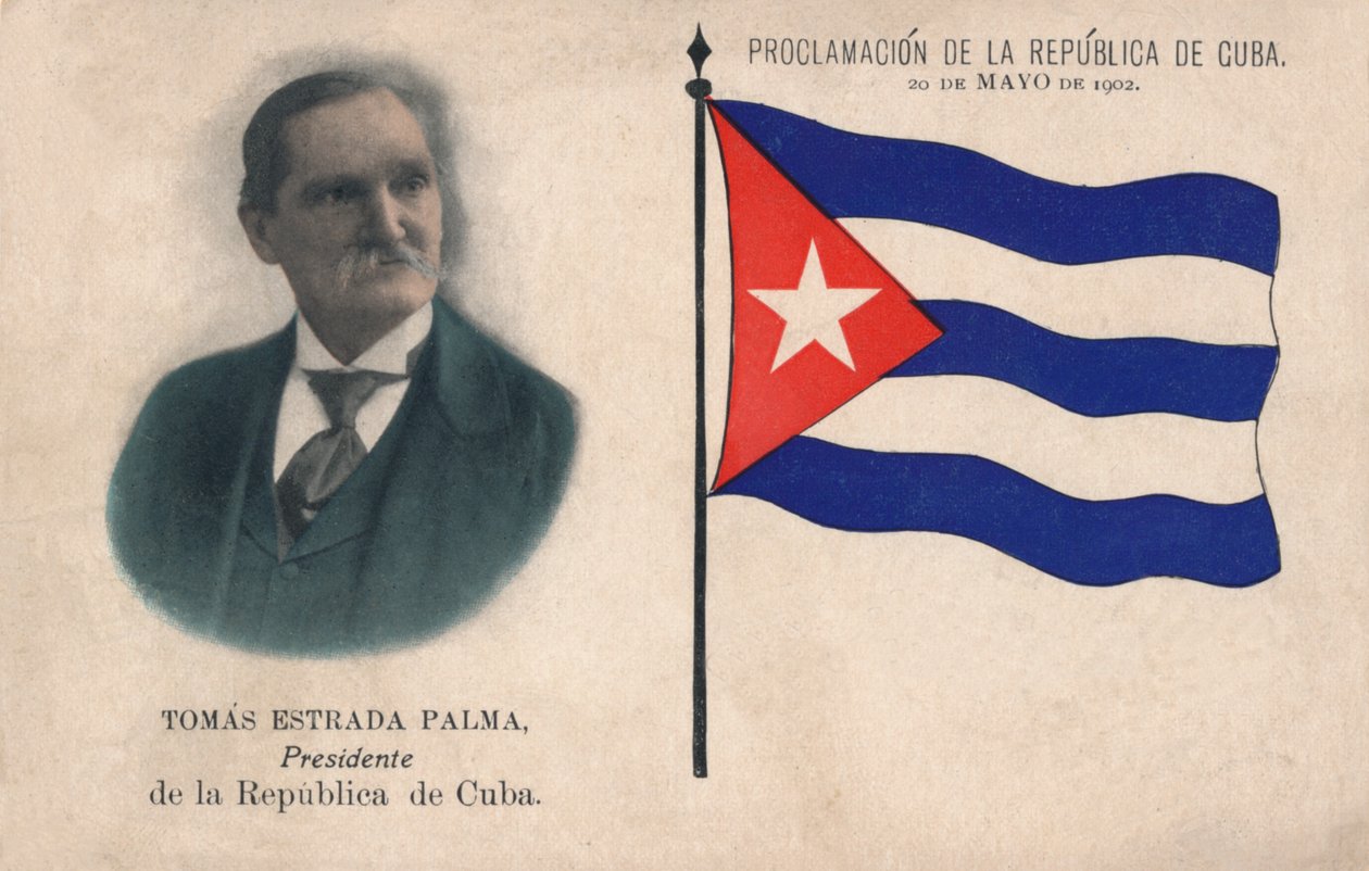 Tomas Estrada Palma, president for republikken Cuba, 1902 av Unbekannt