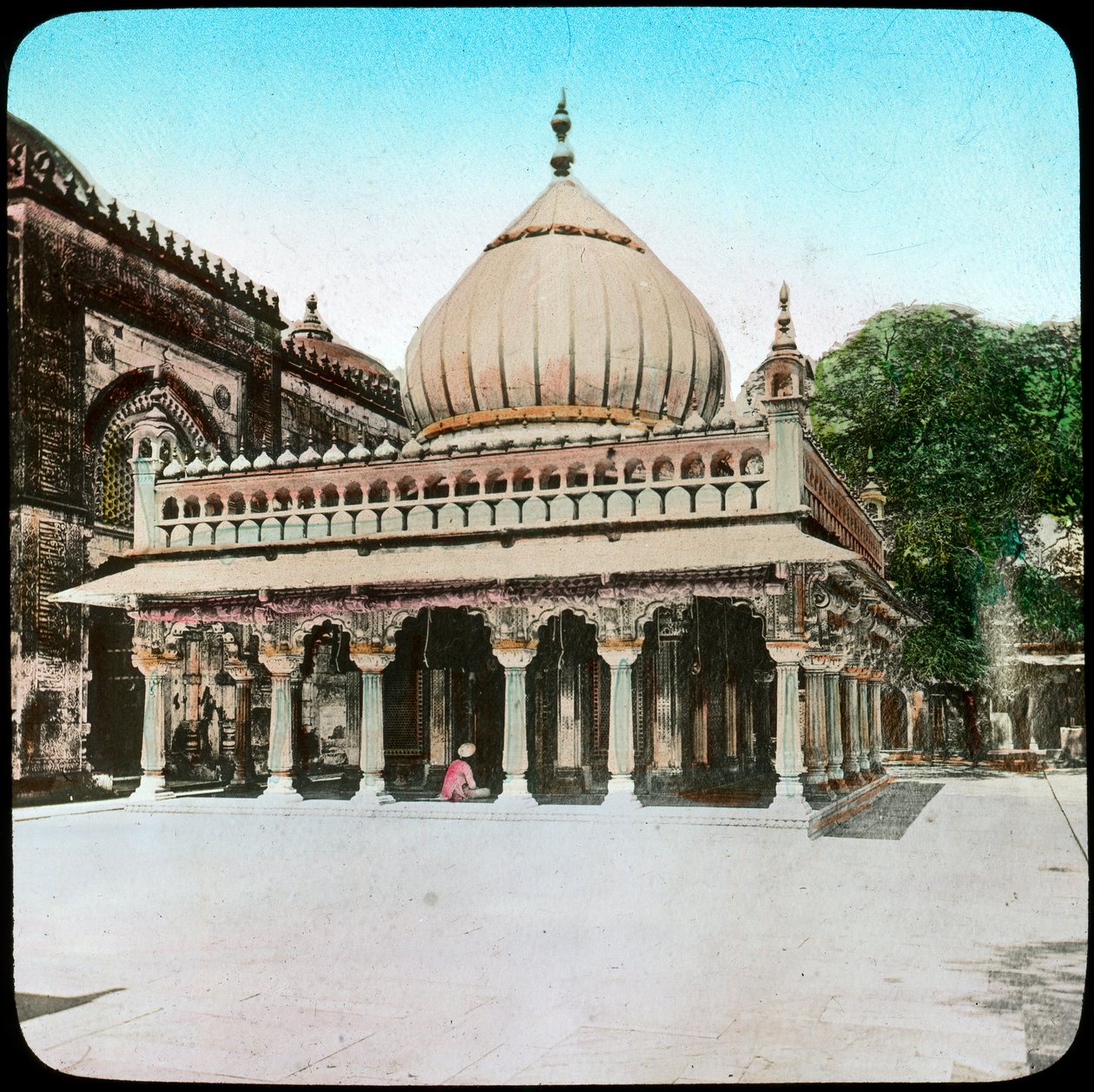 Graven til Nizamuddin Auliya, Delhi, India, slutten av 1800- eller begynnelsen av 1900-tallet av Unbekannt