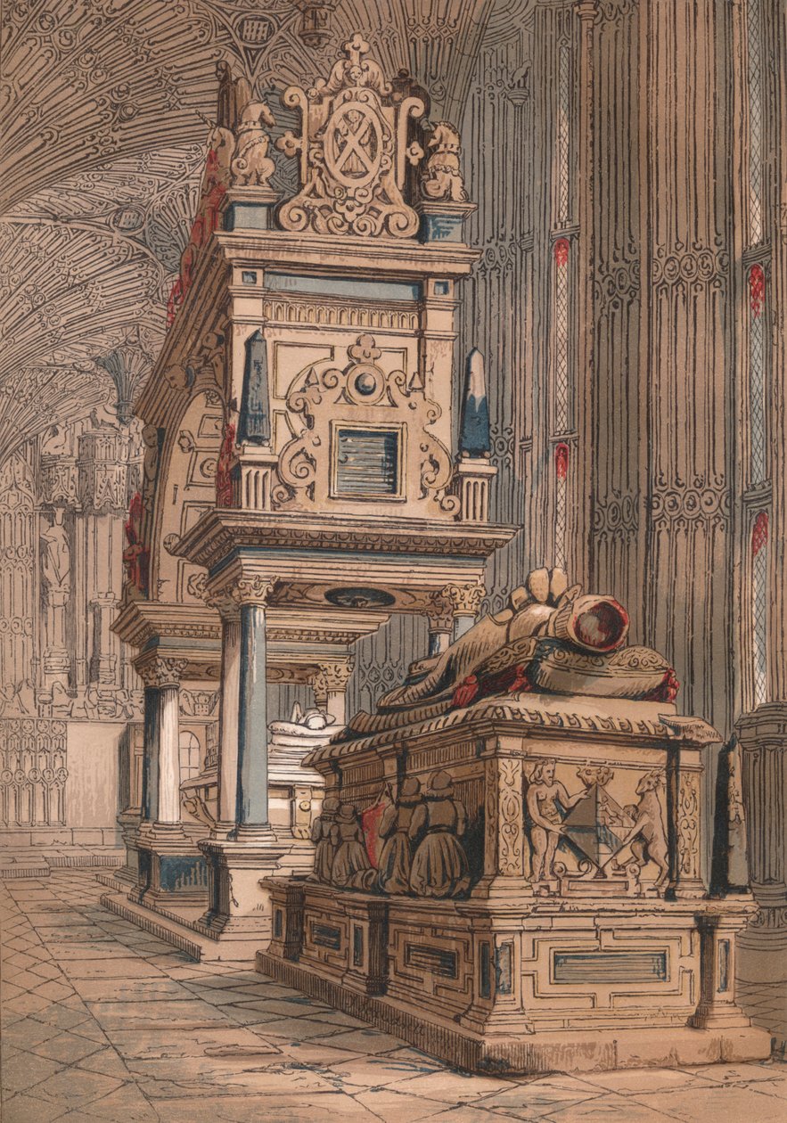 Tomb of Queen Elizabeth, 1845 av Unbekannt