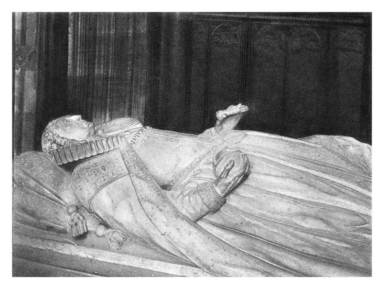 Graven til dronning Elizabeth I, Westminster Abbey, 1896 av Unbekannt