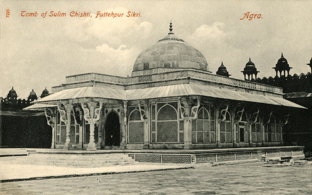 Graven til Sulim Chishti, Kuttehpur Sikri. Agra. av Unbekannt