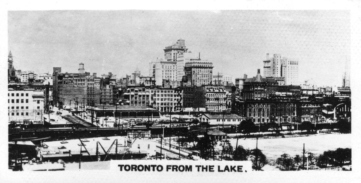 Toronto fra innsjøen, Canada, ca 1920-tallet av Unbekannt