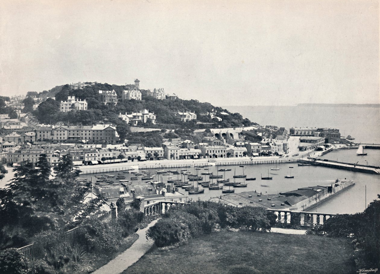 Torquay - Generelt utsikt fra Waldron Hill, 1895 av Unbekannt