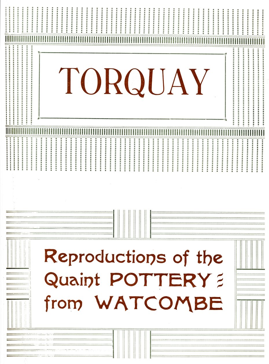 Torquay - Reproduksjoner av det sjarmerende keramikken fra Watcombe, 1919 av Unbekannt