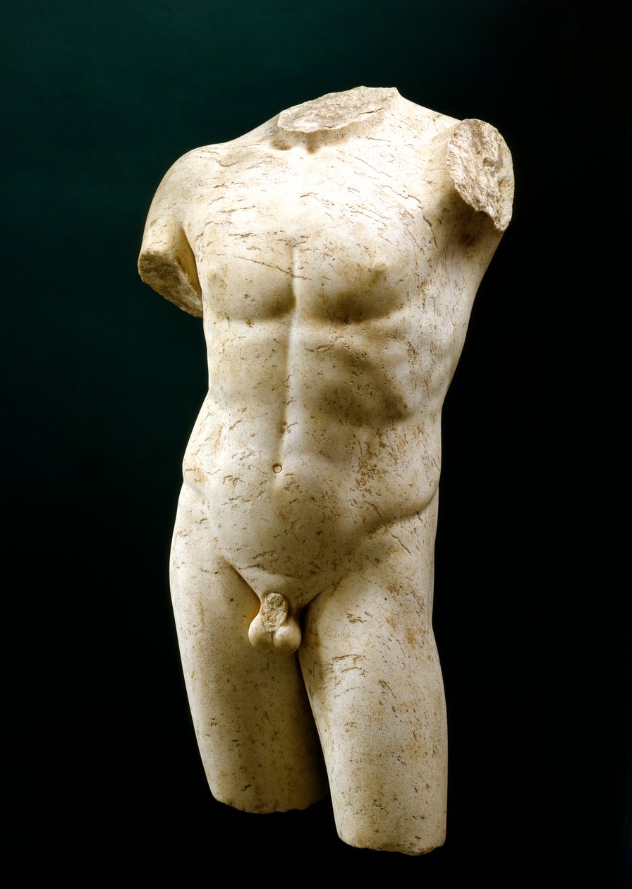 Torso of an Athelete, 1. - 2. århundre e.Kr av Unbekannt
