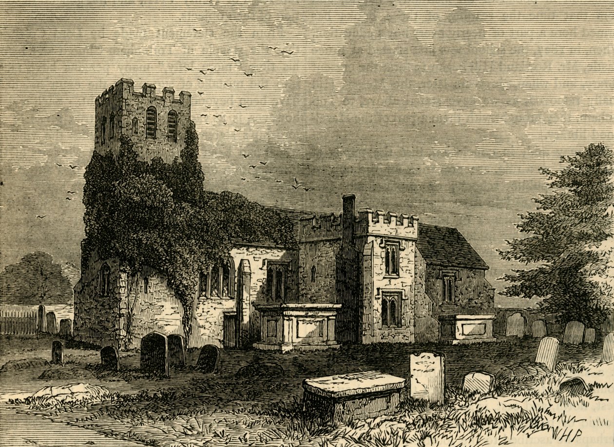 Tottenham kirke, c1876. av Unbekannt