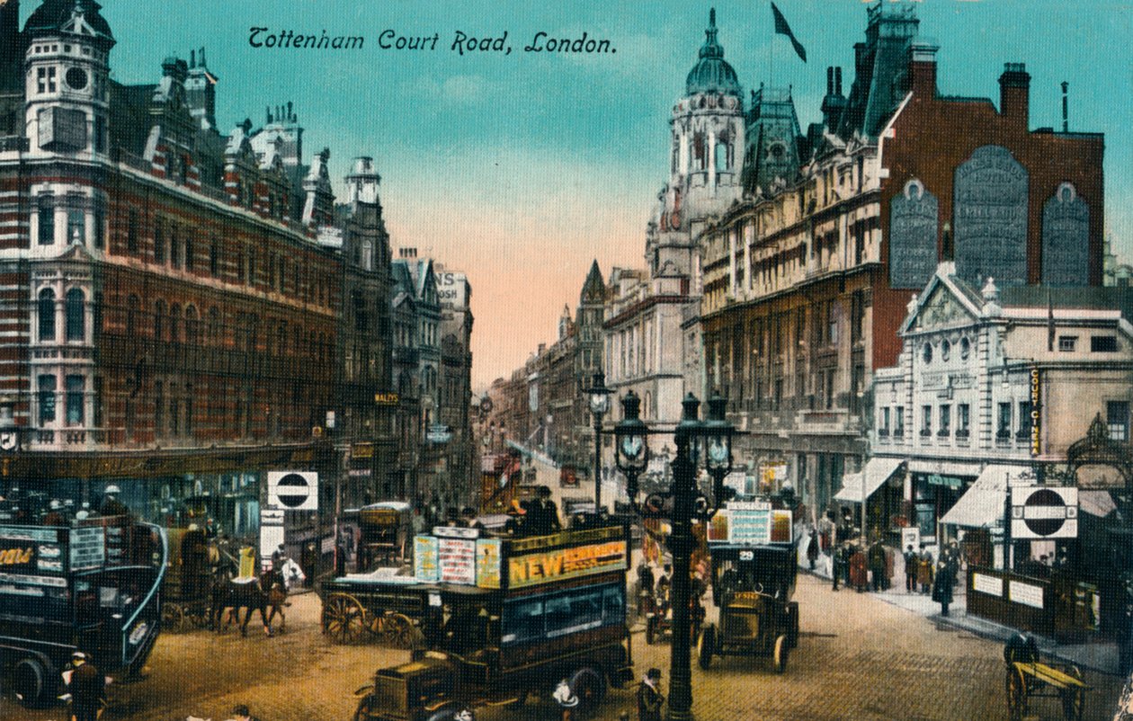 Tottenham Court Road, London, 1915, c1900-1930 av Unbekannt
