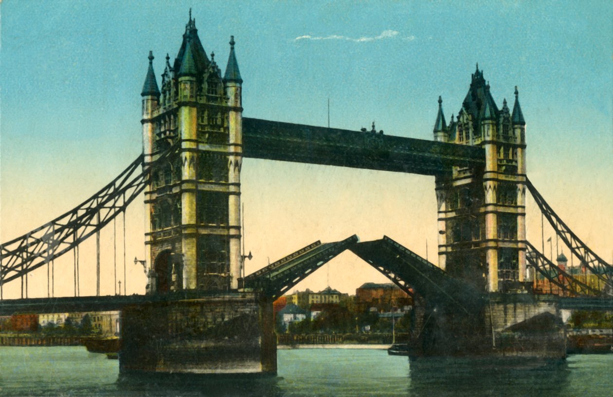 Tower Bridge, London, c1910. av Unbekannt