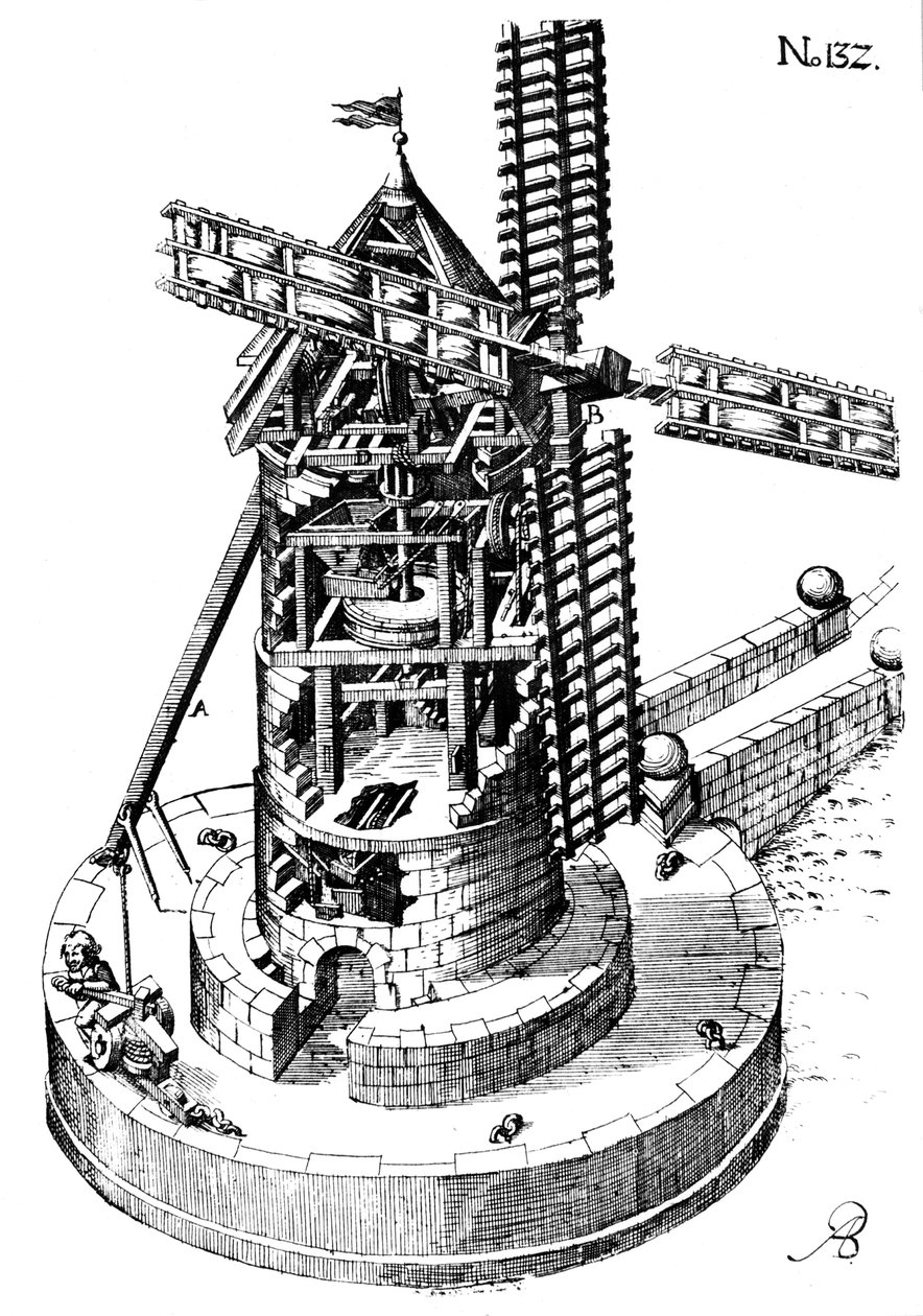 Tårnmølle, 1620 av Unbekannt