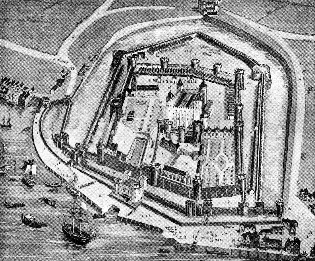 Tower of London, 1500-tallet 1909 av Unbekannt