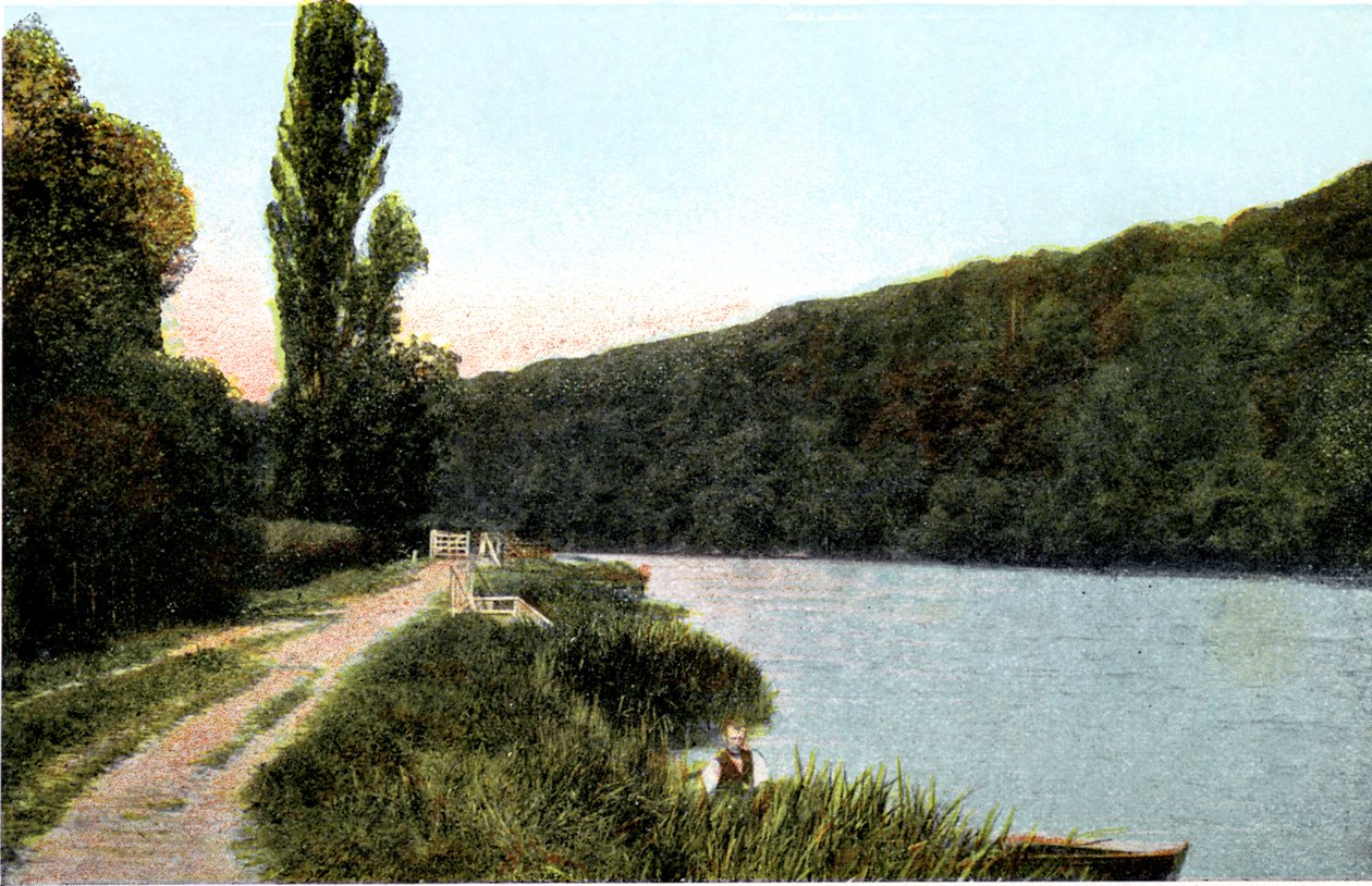 Slepesti langs Themsen, Maidenhead, Berkshire, 1900-tallet av Unbekannt