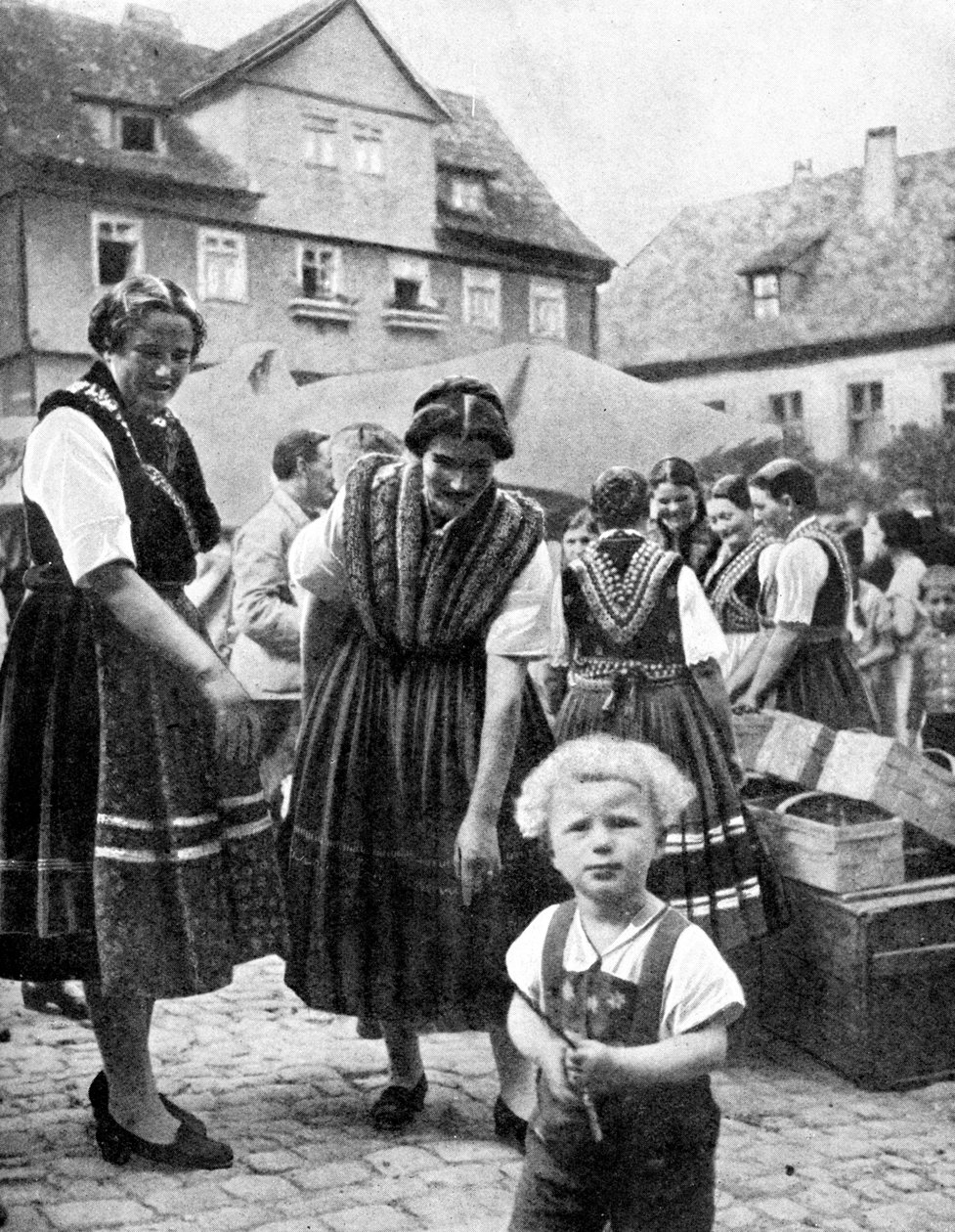 Tradisjonell drakt, Sør-Tyskland, 1936 av Unbekannt