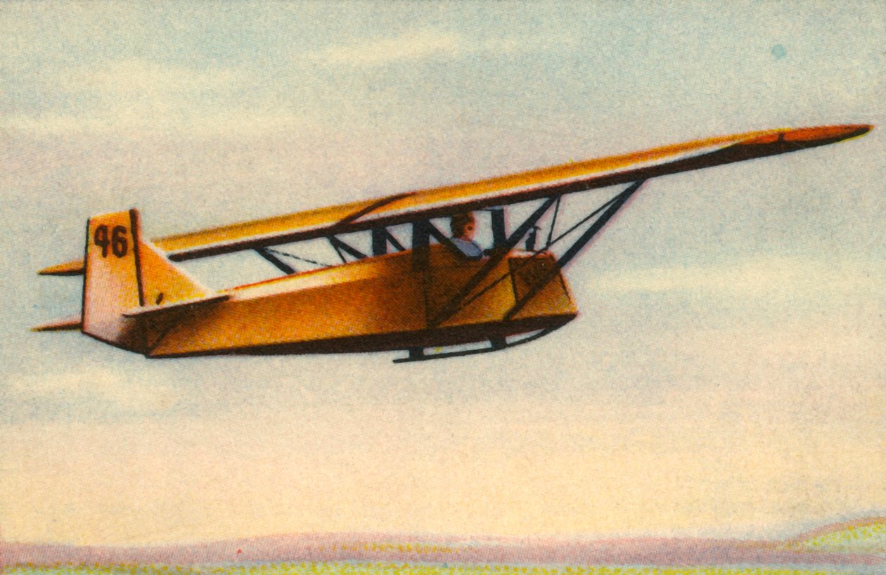 Pilotelev utfører avansert glideeksamen, Tyskland, 1932. av Unbekannt