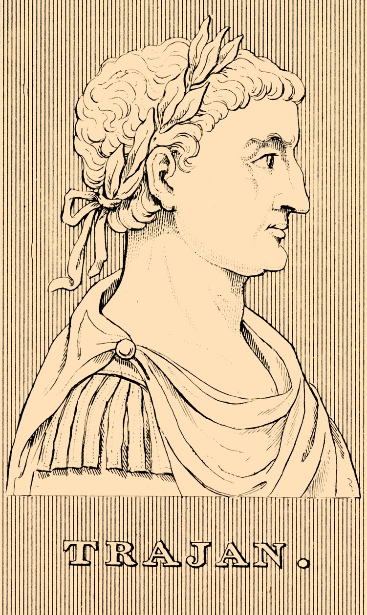 Trajan, 53-117, 1830. av Unbekannt
