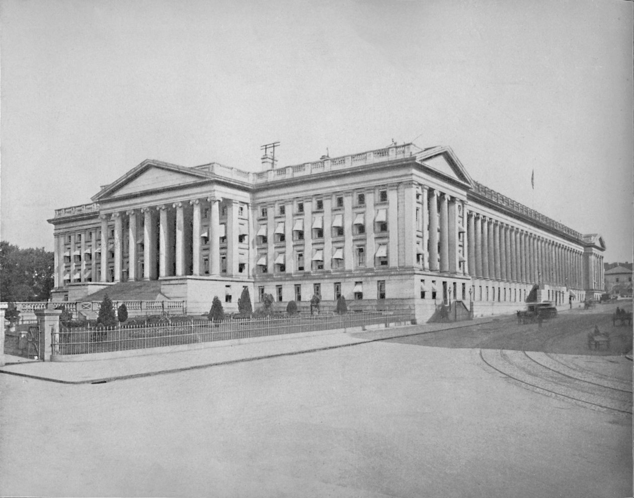 Treasury Building, Washington, D.C., c1897. av Unbekannt