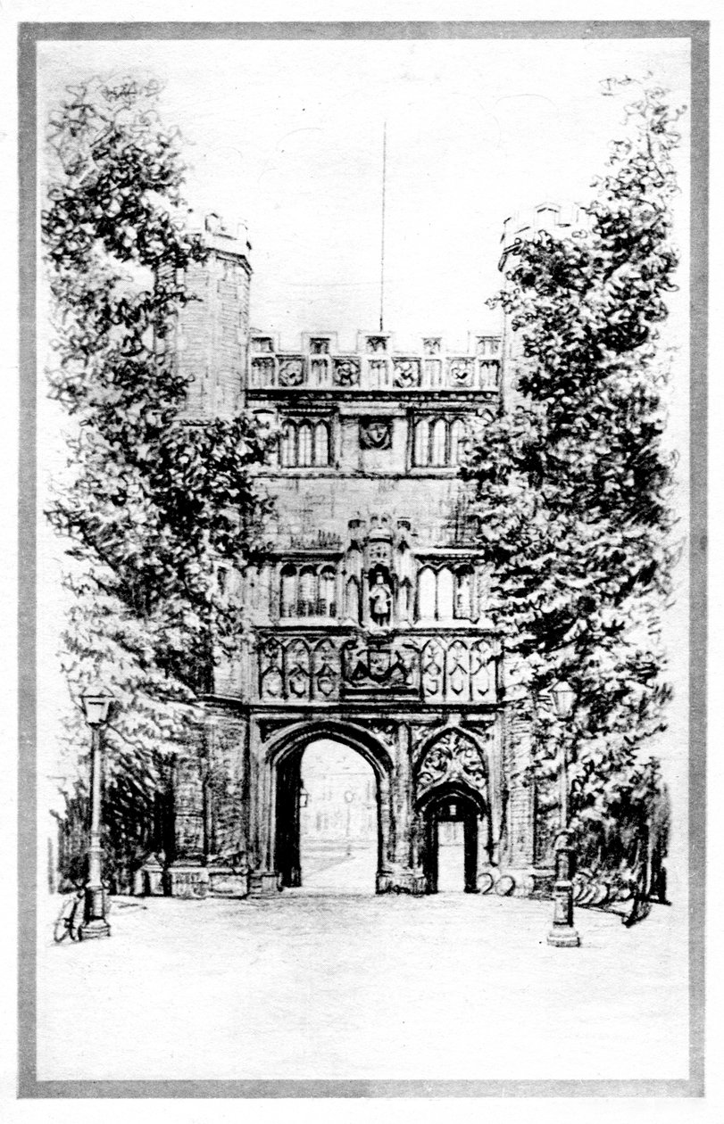 Trinity College, Cambridge, tidlig på 1900-tallet av Unbekannt