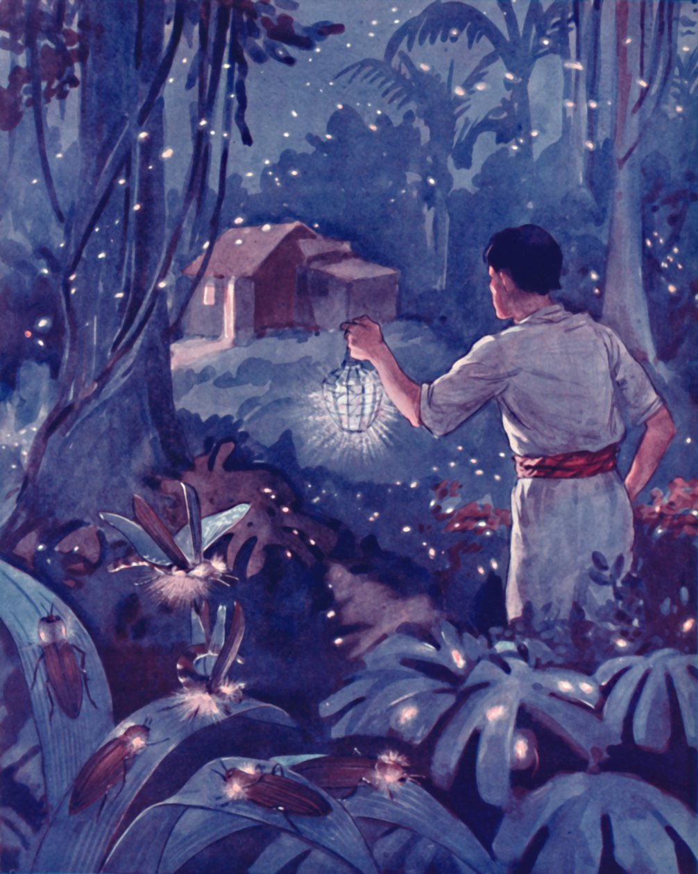 Tropical Fireflies as Dancing Points of Light, 1935 av Unbekannt