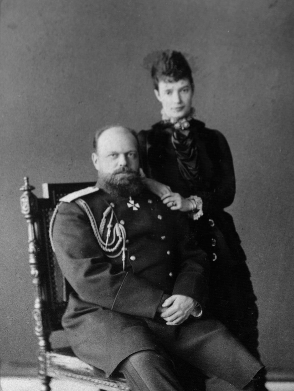 Tsar Alexander III og Tsarina Maria Fyodorovna fra Russland, 1880-tallet av Unbekannt