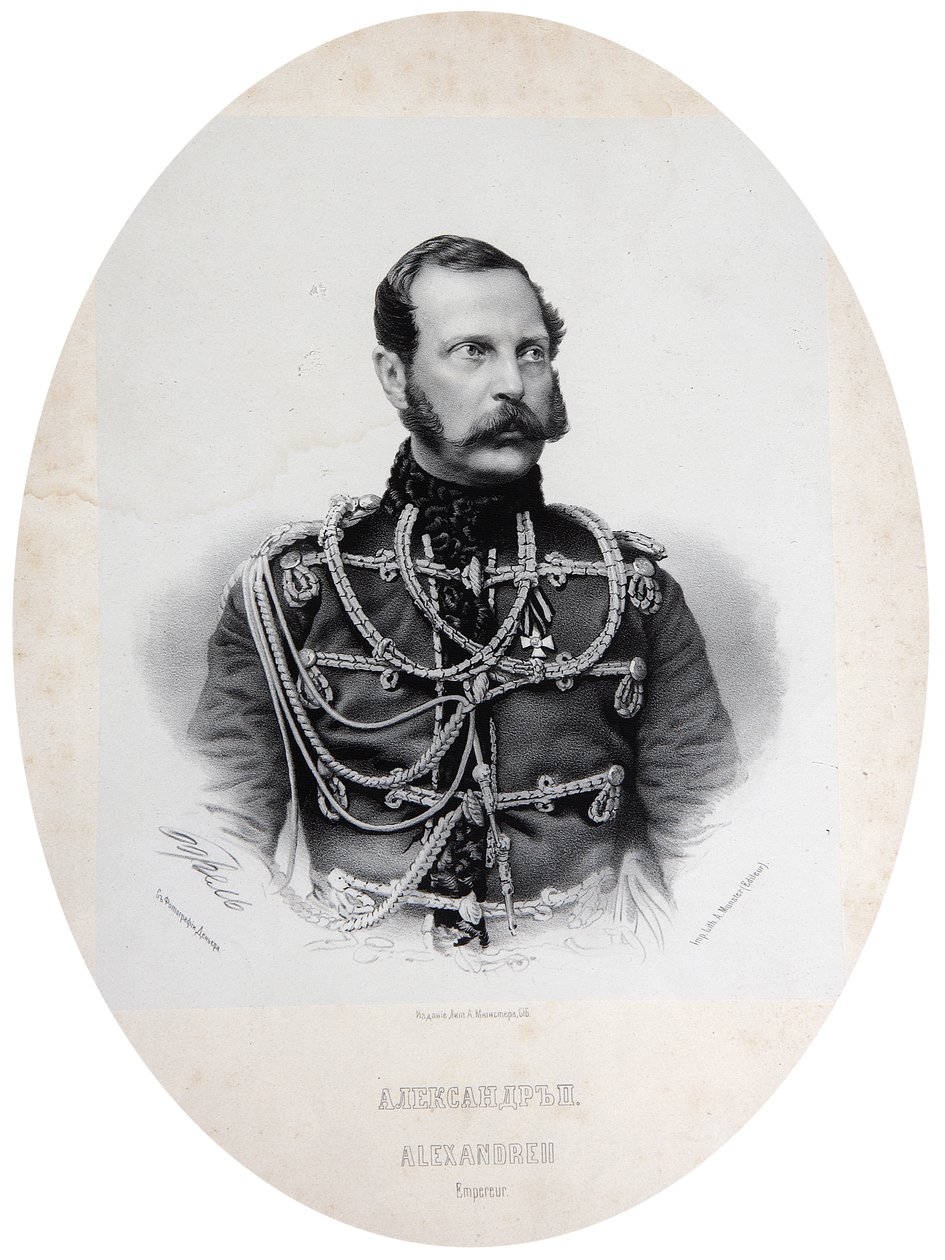 Tsar Alexander II av Russland, 1860-tallet av Unbekannt