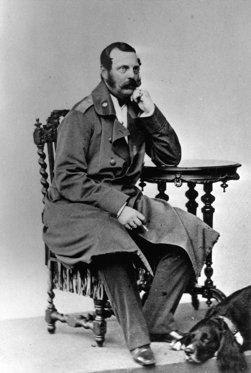 Tsar Alexander II av Russland, 1863 av Unbekannt