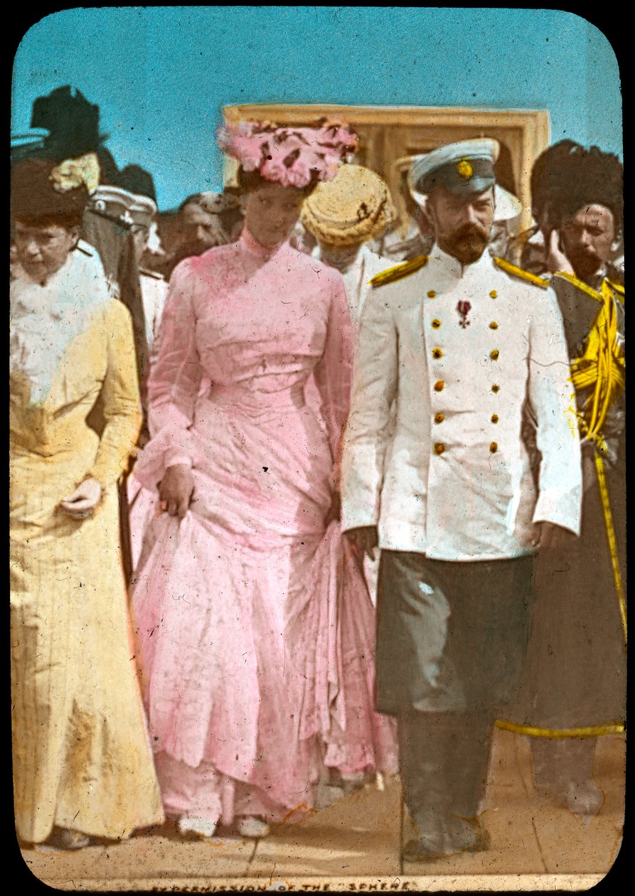 Tsar Nicholas II av Russland og Tsarina Alexandra, c1894-c1917 av Unbekannt