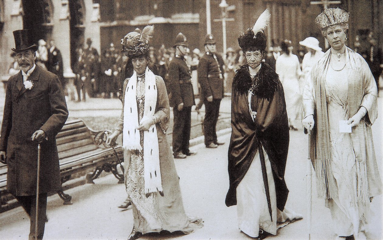 Tsarina Maria Feodorovna fra Russland på besøk i Storbritannia, 1890-tallet av Unbekannt