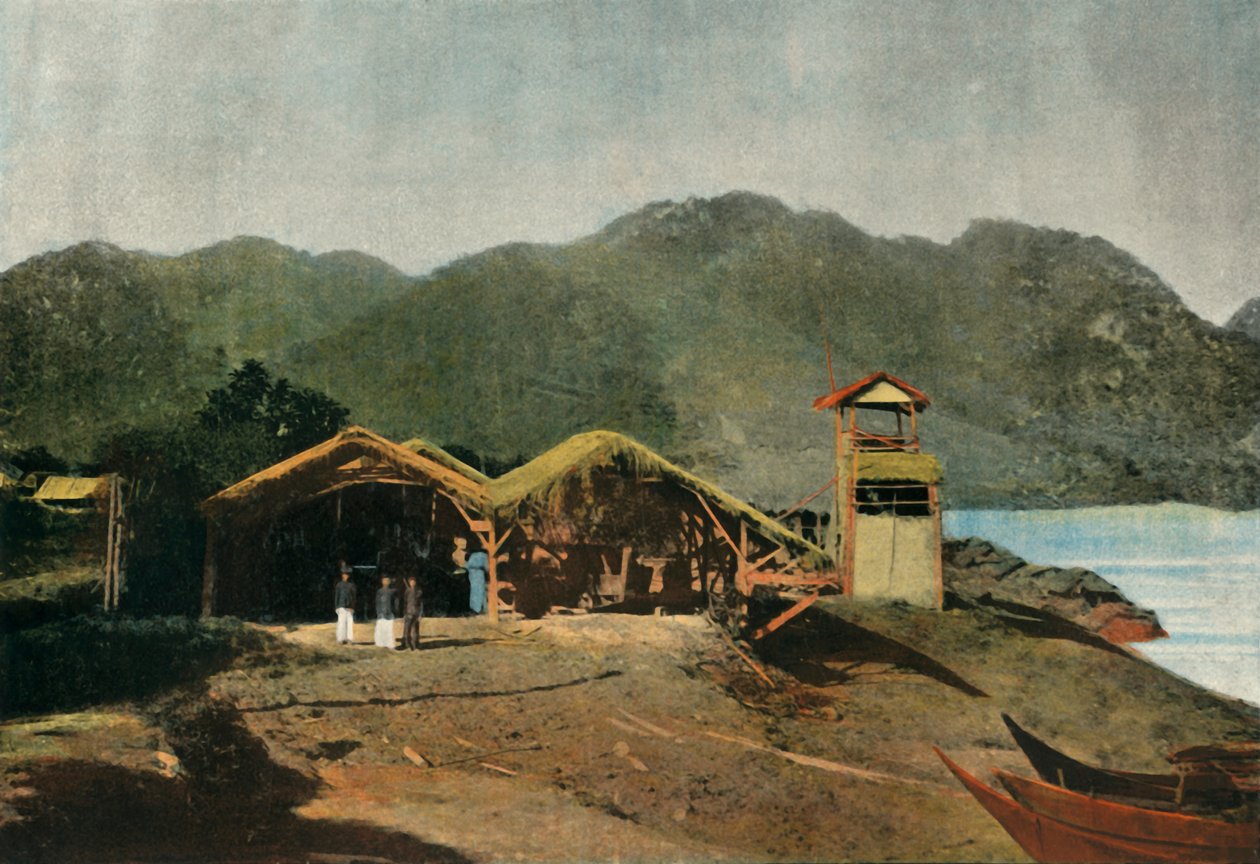 Tuyen-Quan - Optisk post, Tuyen Quan - Utkikkstårn, 1900. av Unbekannt