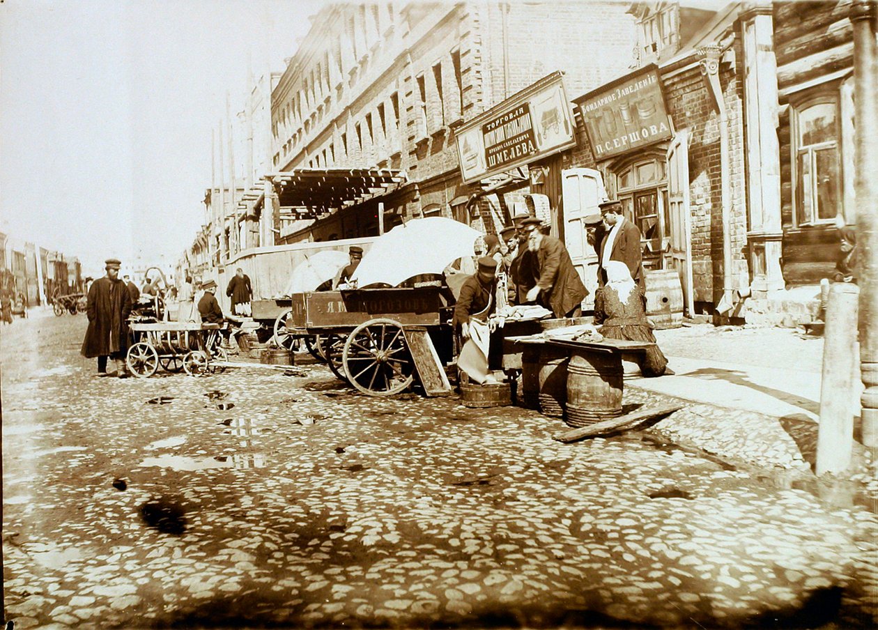 Tverskaya-Yamskaya Street, Moskva, Russland, 1911 av Unbekannt