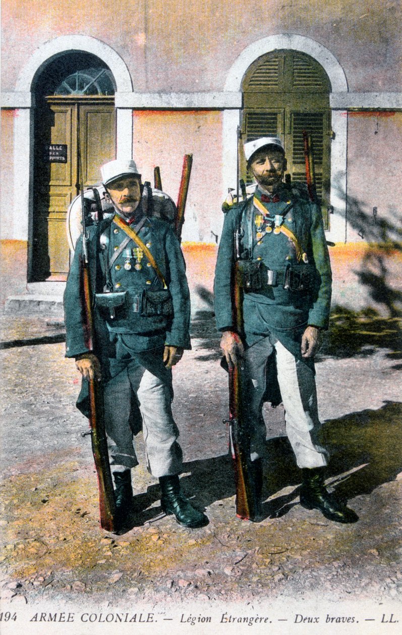 To franske fremmedlegionærer, 1900-tallet av Unbekannt
