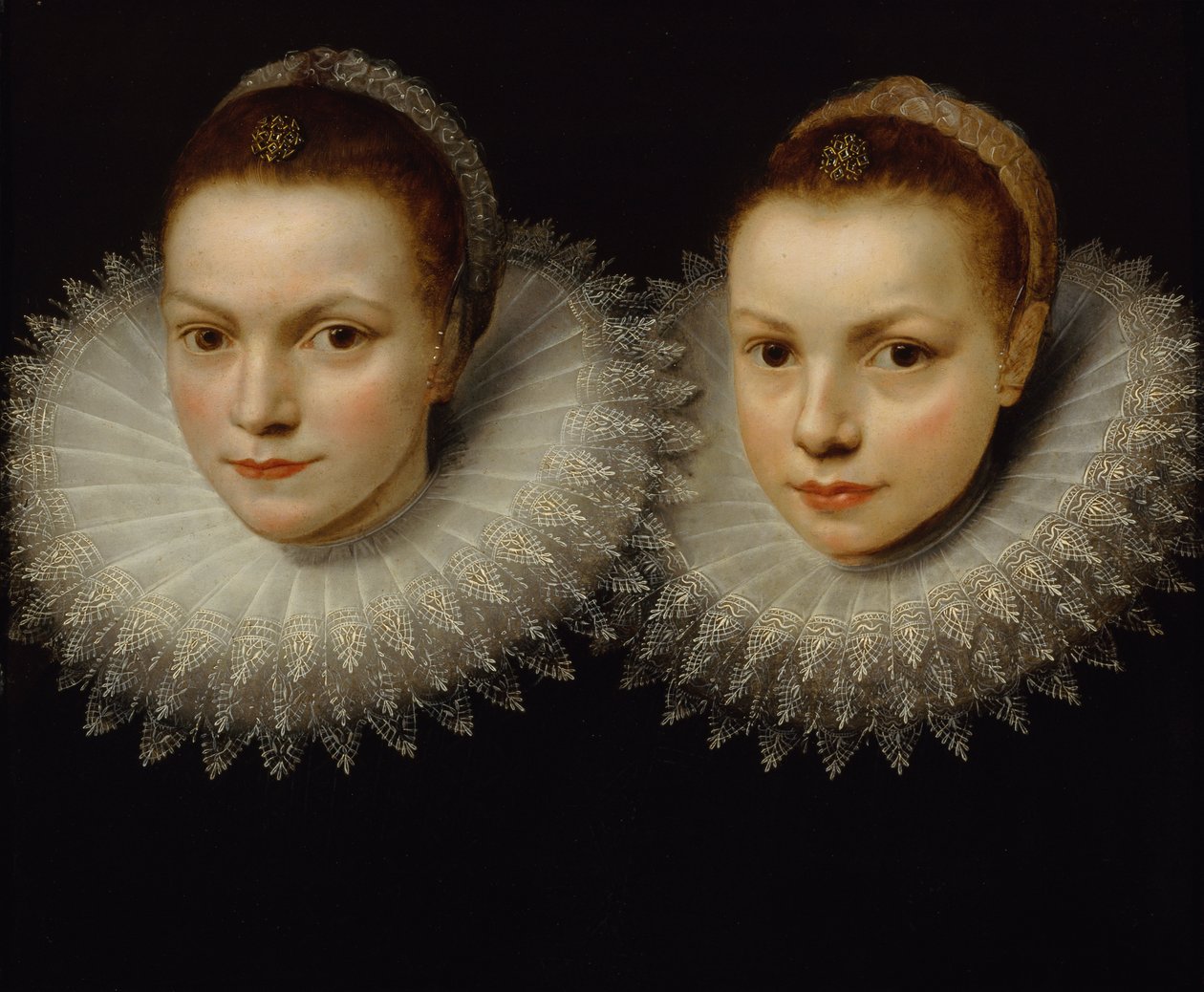 To søstre, 1610-1615. av Unbekannt