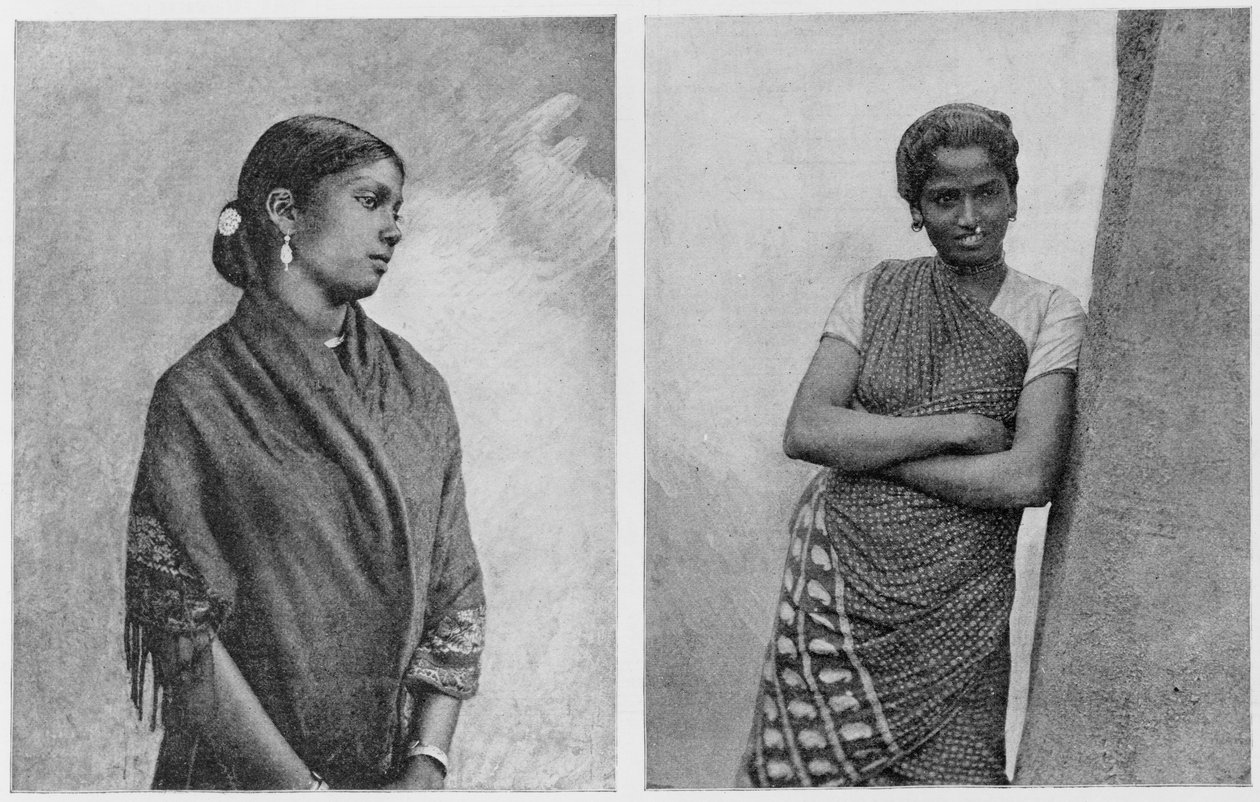 Typer Ceylon kvinner av Unbekannt