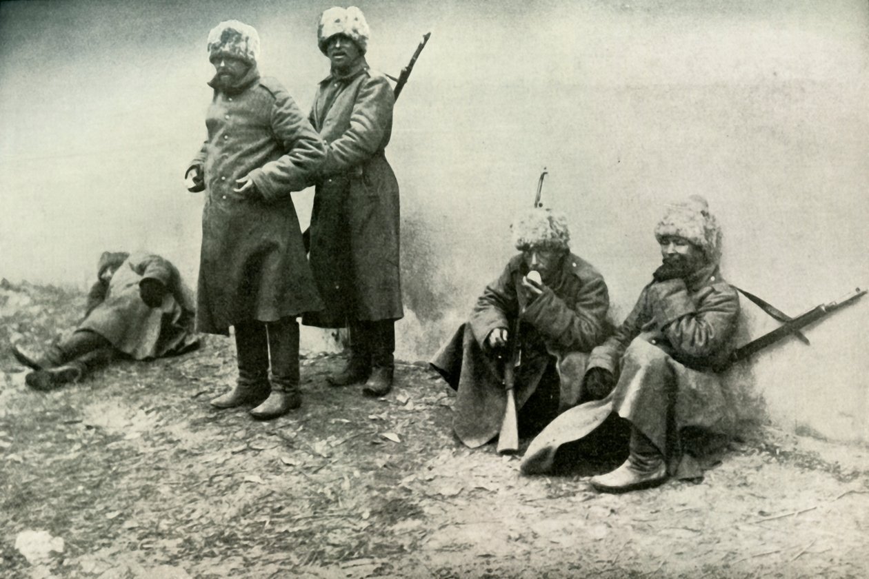 Typer av den russiske hæren, 1919. av Unbekannt