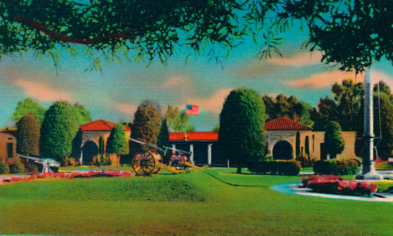 U.S. Naval Training Station, administrasjonsbygning. San Diego, California, c1941 av Unbekannt