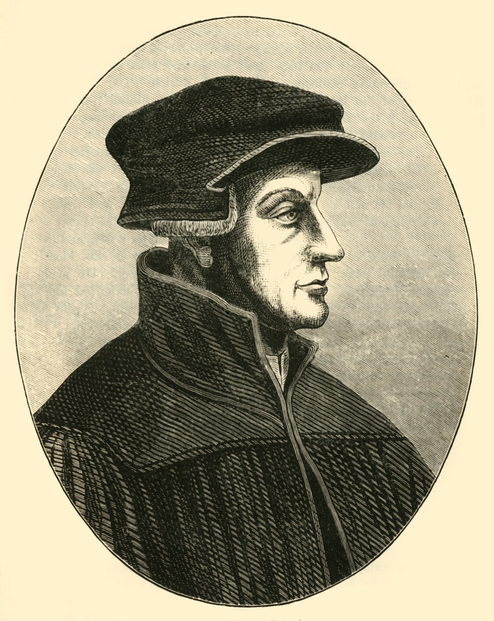Ulrich Zwingli, c1500-1530, 1890. av Unbekannt