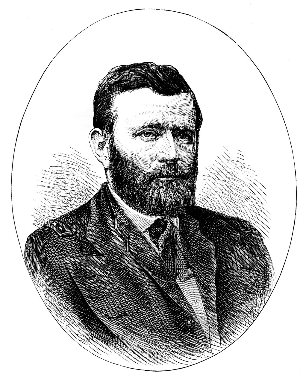 Ulysses S Grant , amerikansk general og 18. president i USA, 1888 av Unbekannt