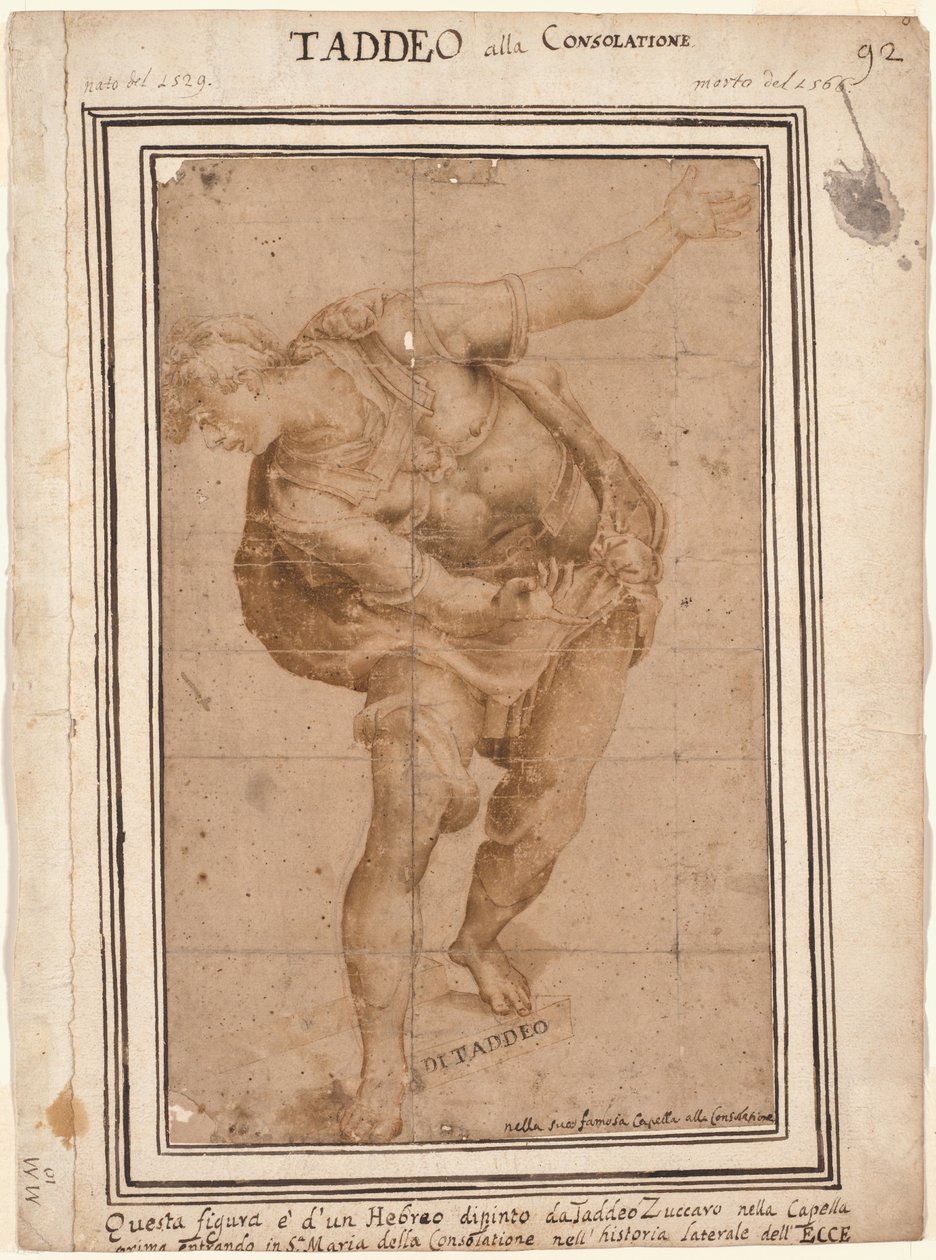 Un Hebreo, fra Kristus vist til folket recto, etter 1556. av Unbekannt