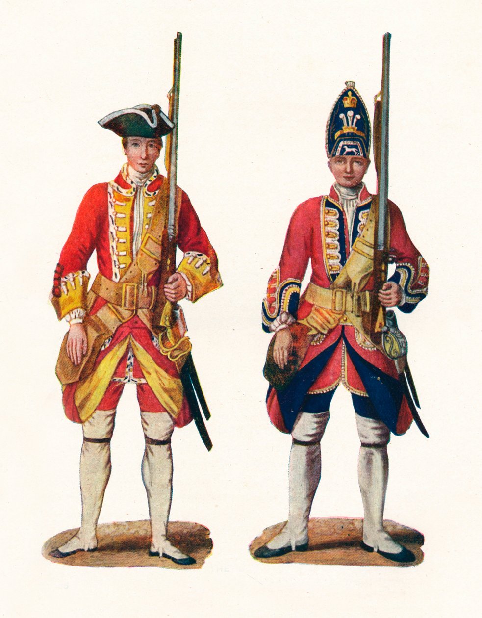 Uniformer av den britiske hæren, 1742, 1904 av Unbekannt