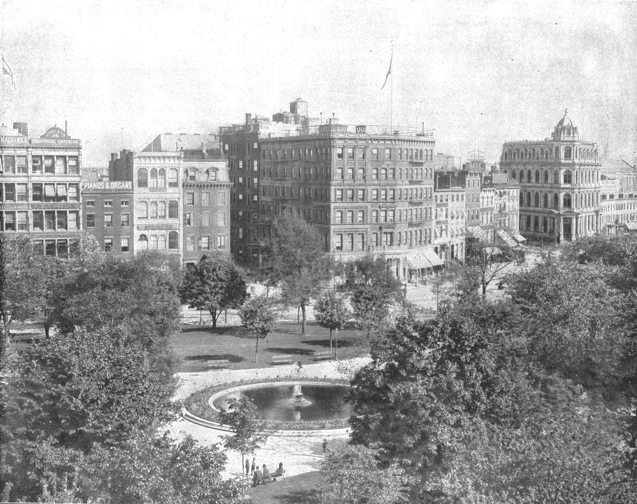 Union Square, New York, USA, c1900. av Unbekannt