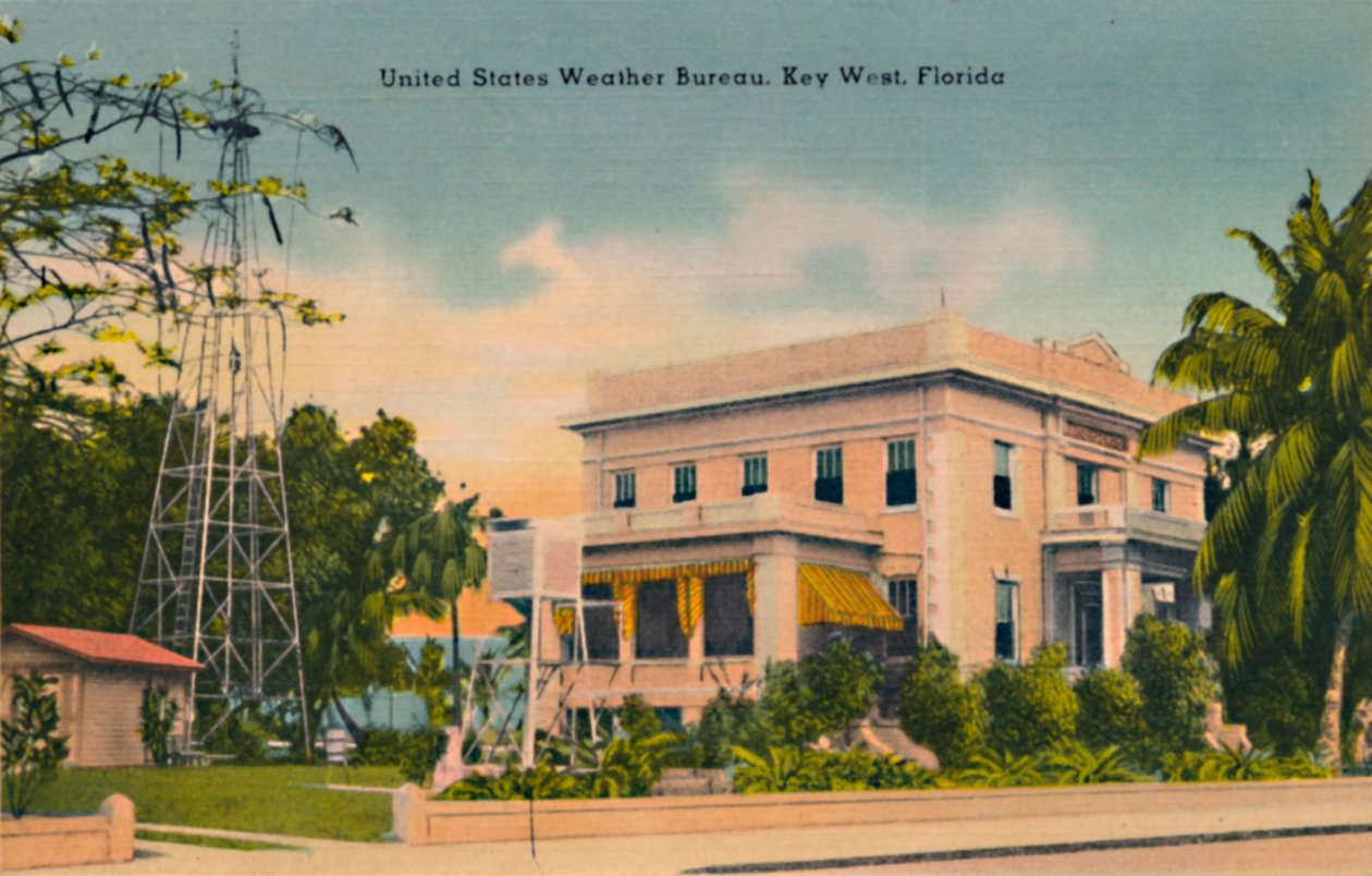 United States Weather Bureau, Key West, Florida, ca 1940-tallet av Unbekannt