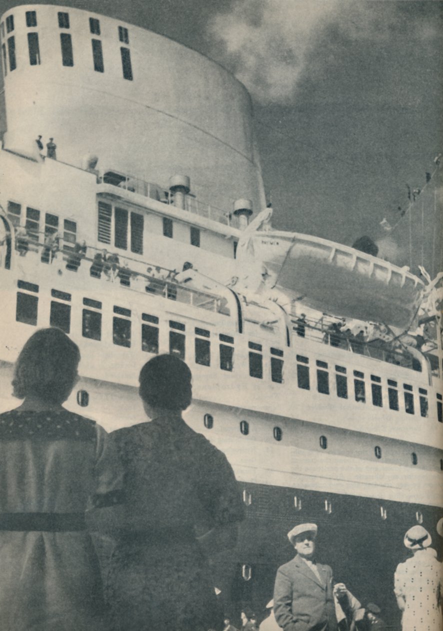 Universell beundring ble gitt til den fine ytelsen til Bremen, 1936 av Unbekannt
