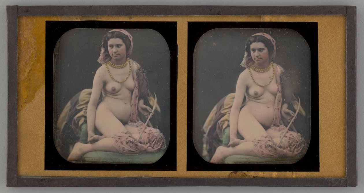 Uten tittel Portrait of a Naken Woman, 1855. av Unbekannt