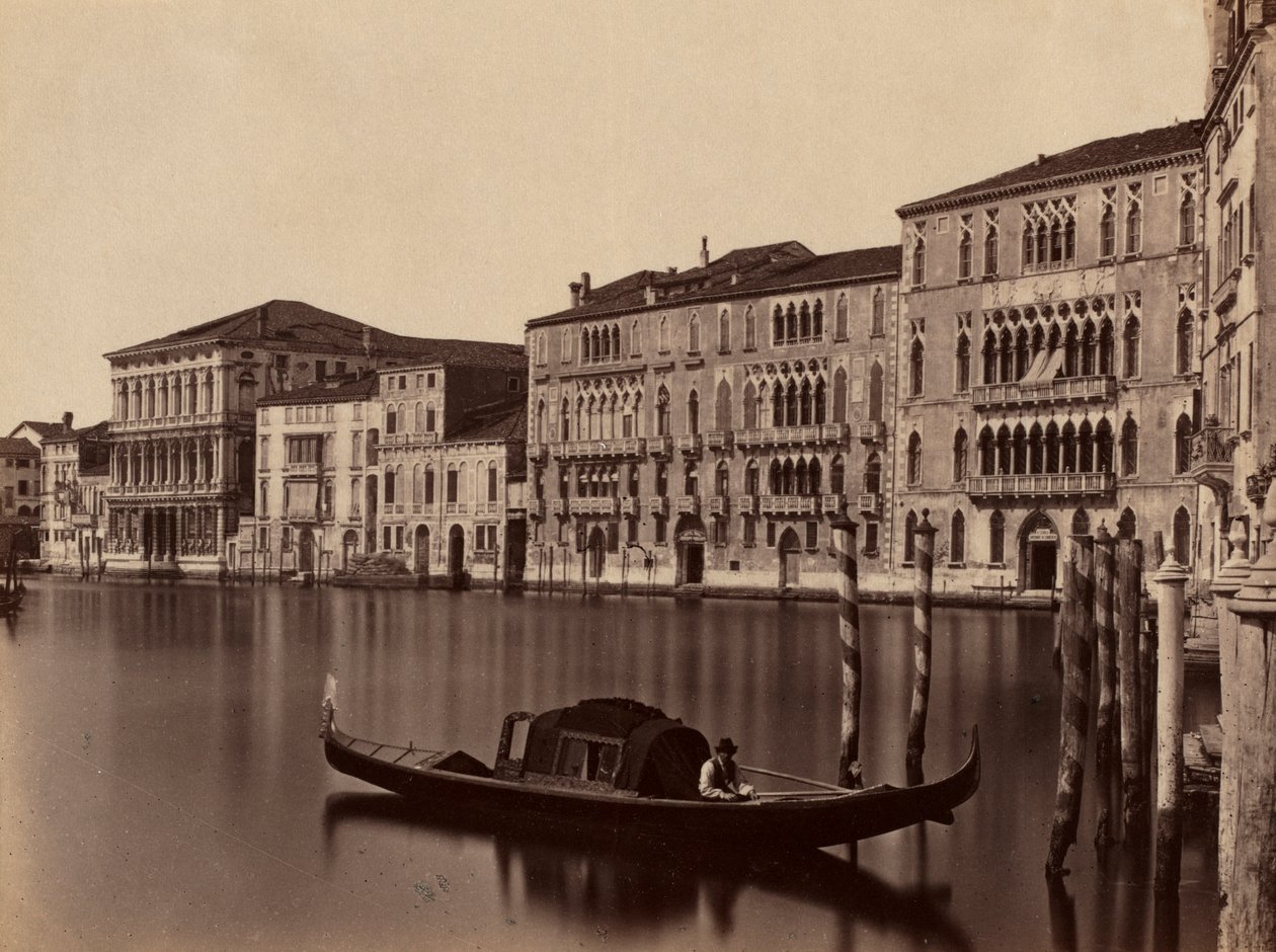 Uten tittel Venetian Gondola, sent på 1800-tallet. av Unbekannt