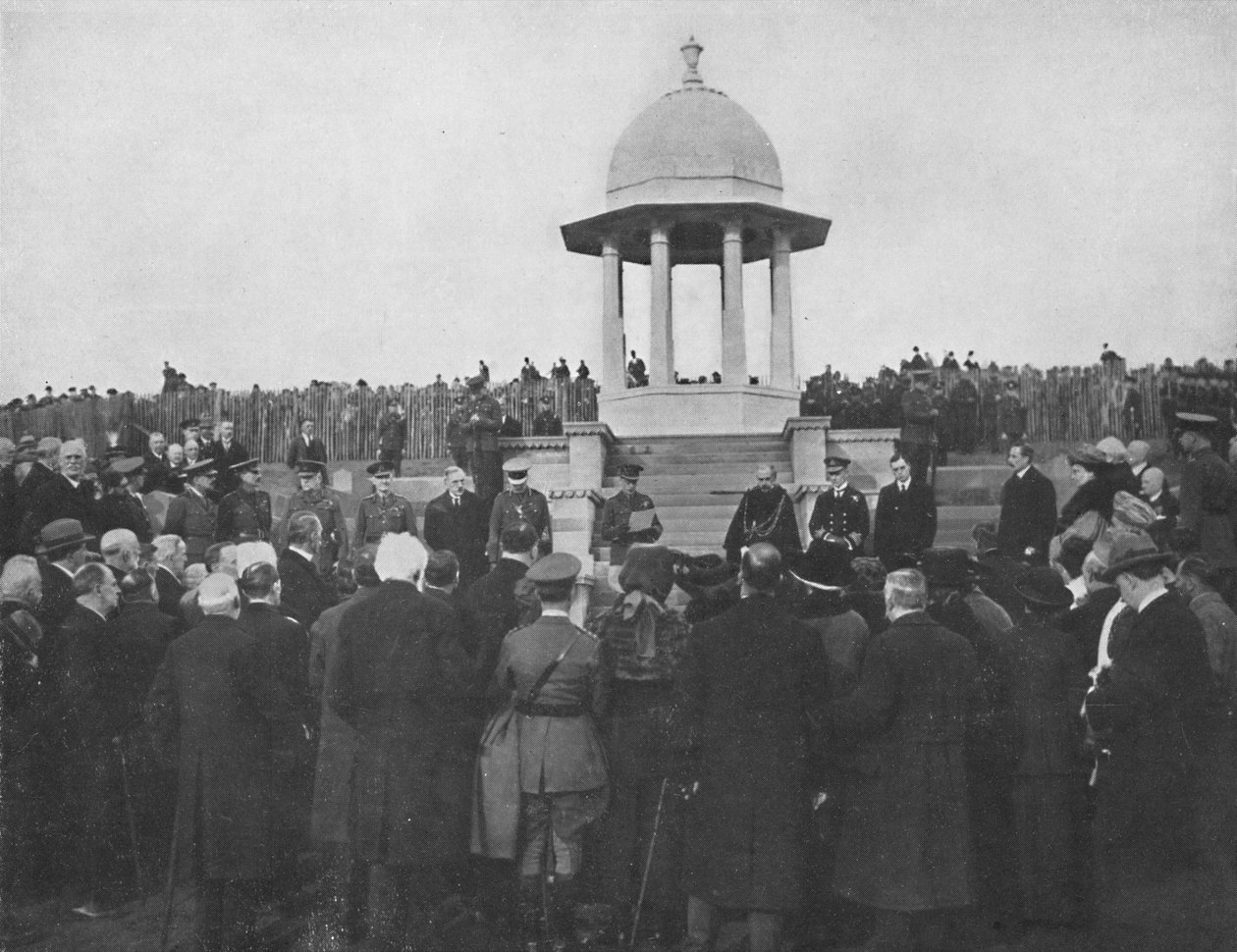 Avduking av Chattri av H.R.H. Prinsen av Wales, 1. februar 1921, 1939 av Unbekannt